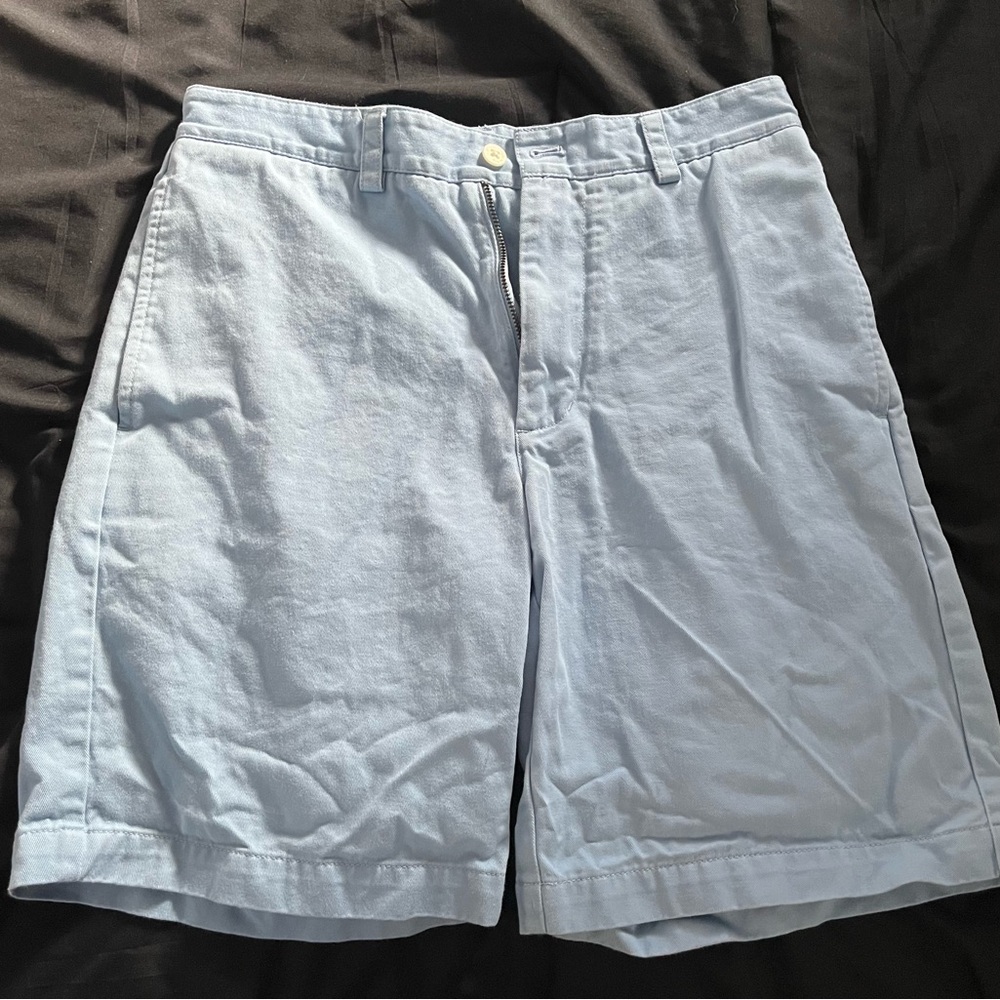 Vineyard Vines Light Blue Men's Flat Front Shorts